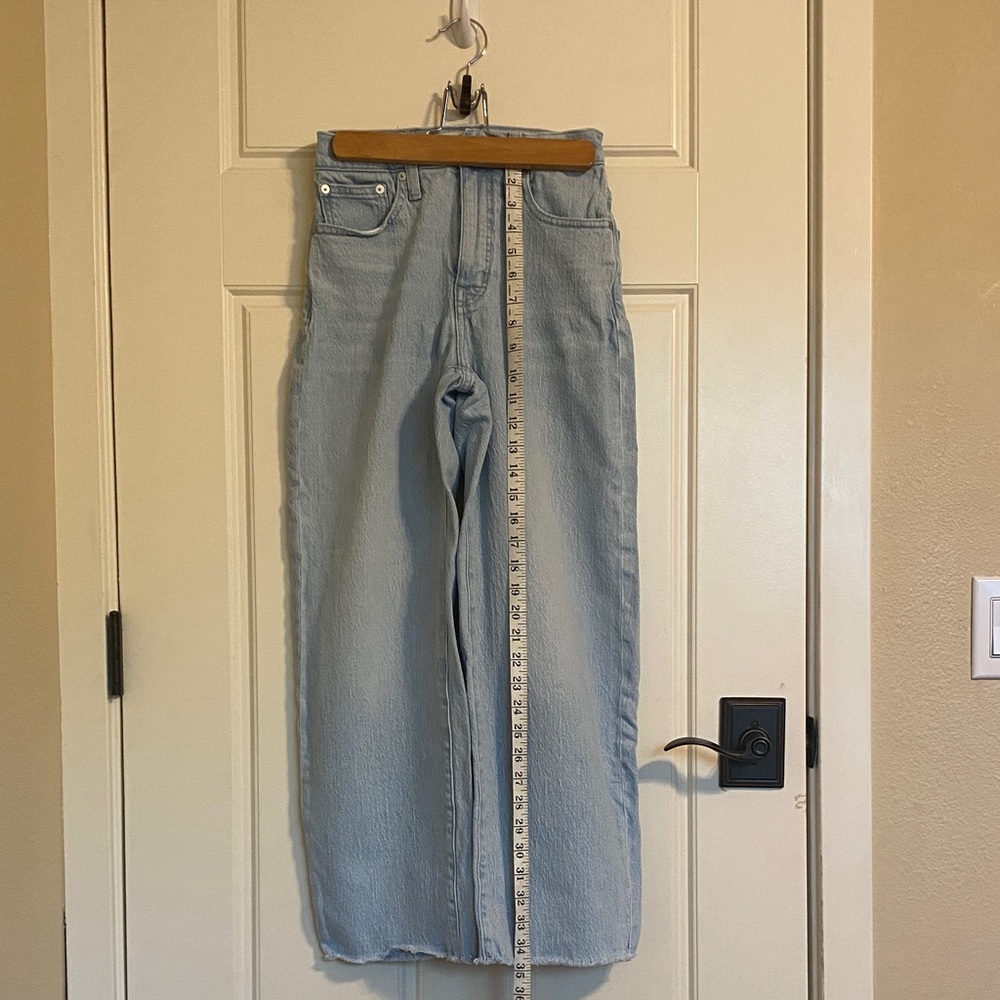 Madewell Perfect Vintage Wide-Leg Crop Lightly Textured Jeans